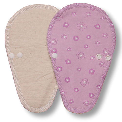 Reusable Tanga Cloth Panty Liners with Wings for Normal or Heavy Feminine Discharge; Organic Cotton or Bamboo Washable Daily Thong Pads for Women, Girls and Teens, MADE IN EU; NOT for Menstrual Period