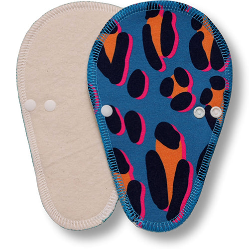Reusable Tanga Cloth Panty Liners with Wings for Normal or Heavy Feminine Discharge; Organic Cotton or Bamboo Washable Daily Thong Pads for Women, Girls and Teens, MADE IN EU; NOT for Menstrual Period