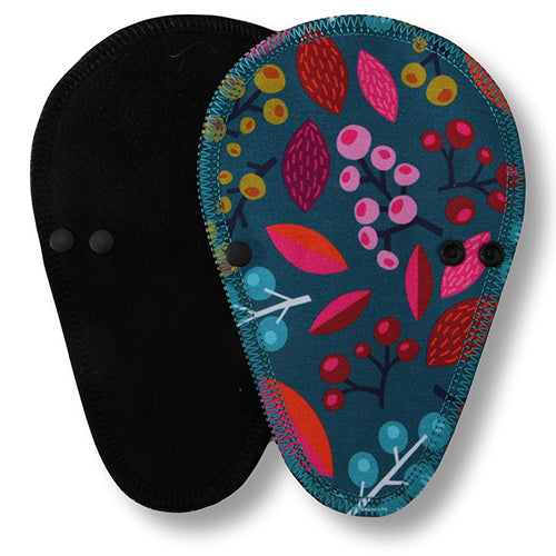 Reusable Tanga Cloth Panty Liners with Wings for Normal or Heavy Feminine Discharge; Organic Cotton or Bamboo Washable Daily Thong Pads for Women, Girls and Teens, MADE IN EU; NOT for Menstrual Period