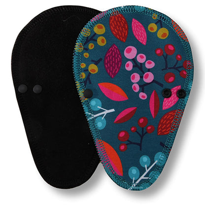 Reusable Tanga Cloth Panty Liners with Wings for Normal or Heavy Feminine Discharge; Organic Cotton or Bamboo Washable Daily Thong Pads for Women, Girls and Teens, MADE IN EU; NOT for Menstrual Period