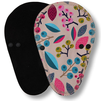Reusable Tanga Cloth Panty Liners with Wings for Normal or Heavy Feminine Discharge; Organic Cotton or Bamboo Washable Daily Thong Pads for Women, Girls and Teens, MADE IN EU; NOT for Menstrual Period