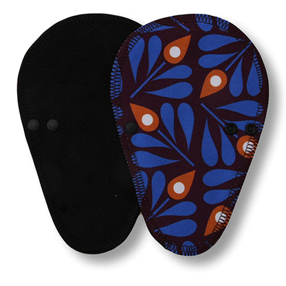 Reusable Tanga Cloth Panty Liners with Wings for Normal or Heavy Feminine Discharge; Organic Cotton or Bamboo Washable Daily Thong Pads for Women, Girls and Teens, MADE IN EU; NOT for Menstrual Period
