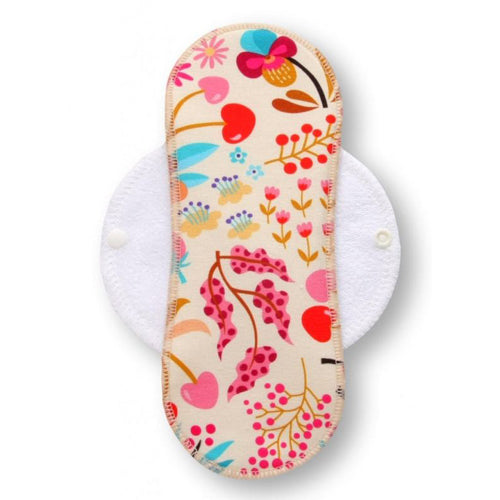 Reusable Cloth Menstrual Pads for Period with Wings; Washable Sanitary Towels for Women, Girls and Teens, Organic Cotton or Bamboo Feminine Liners MADE IN EU; for light and heavy flow, incontinence