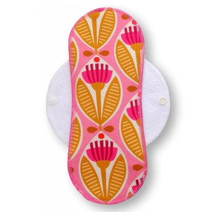 Reusable Cloth Menstrual Pads for Period with Wings; Washable Sanitary Towels for Women, Girls and Teens, Organic Cotton or Bamboo Feminine Liners MADE IN EU; for light and heavy flow, incontinence