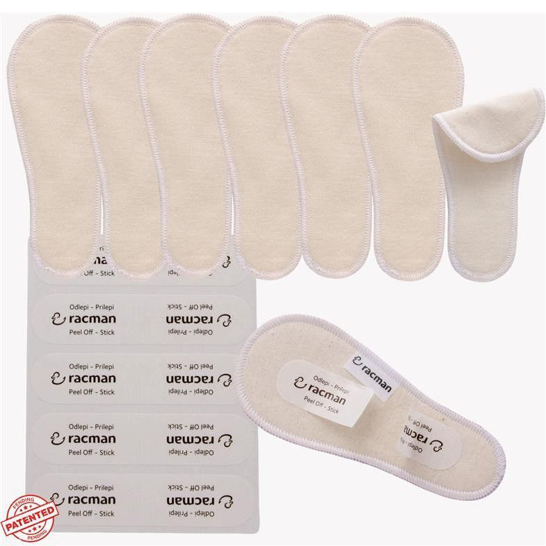 Wingless Reusable Tanga Cloth Panty Liners with Adhesive Stickers for Normal or Heavy Feminine Discharge; Organic Cotton or Bamboo Wingless Washable Daily Thong Pads for Women, Girls and Teens, MADE IN EU; NOT for Menstrual Period