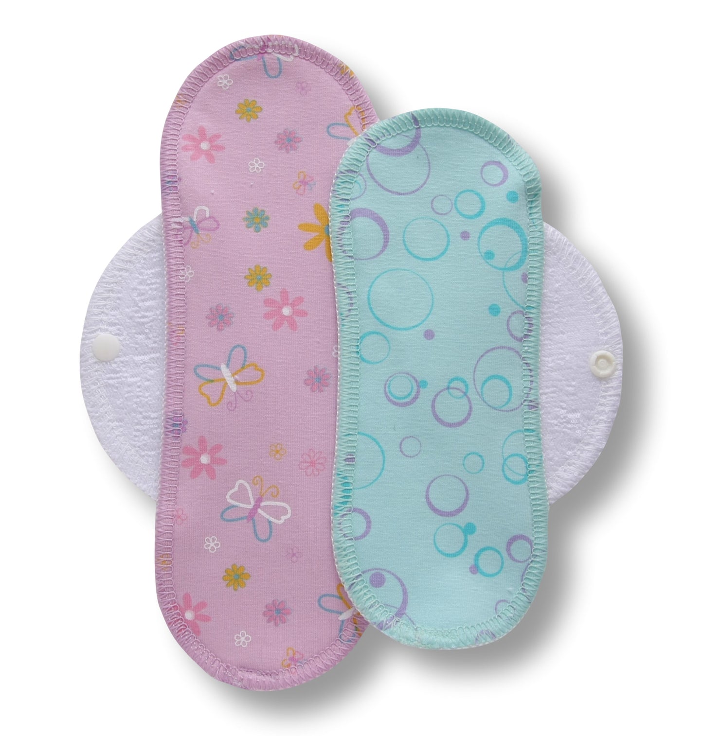 Racman Reusable Cloth Menstrual Pads for Period with Wings; Washable Sanitary Towels for Women, Girls and Teens, Organic Cotton or Bamboo Feminine Liners MADE IN EU; for light and heavy flow, incontinence; also proudly manufactured under other trusted brand names like Natissy