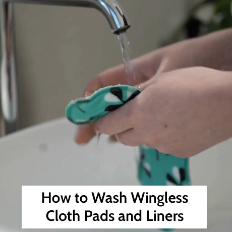 Wingless Reusable Cloth Menstrual Pads for Period with Adhesive Stickers; Wingless Washable Sanitary Towels for Women, Girls and Teens, Organic Cotton or Bamboo Feminine Liners MADE IN EU; for light and heavy flow, incontinence